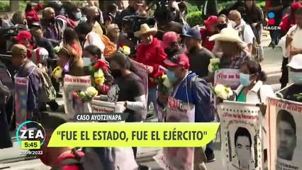 A 8 años del caso Ayotzinapa, marchan para exigir justicia