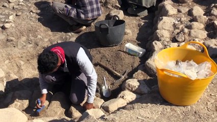 Mardin'de 12 bin yıllık kamu binası kalıntıları