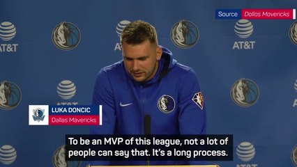 Doncic wants MVP and NBA title sweep