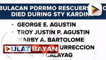 Limang PDRRMO rescuers na nasawi sa kasagsagan ng bagyong #KardingPH, kinilala ang kabayanihan