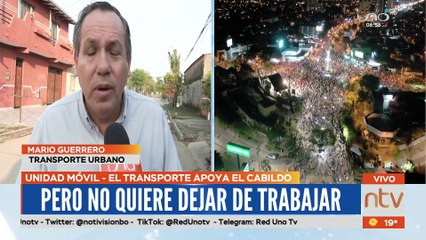 Transporte público dice apoyar cabildo por censo pero no paros cívicos. Pide al Gobierno que escuche las demandas de Santa Cruz.