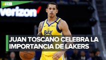 Juan Toscano sobre la nueva temporada con Los Lakers: 