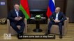 Lukaşenko anlattı, o dinledi: Putin'in bu görüntüleri gündem oldu.