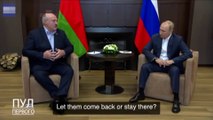 Lukaşenko anlattı, o dinledi: Putin'in bu görüntüleri gündem oldu.