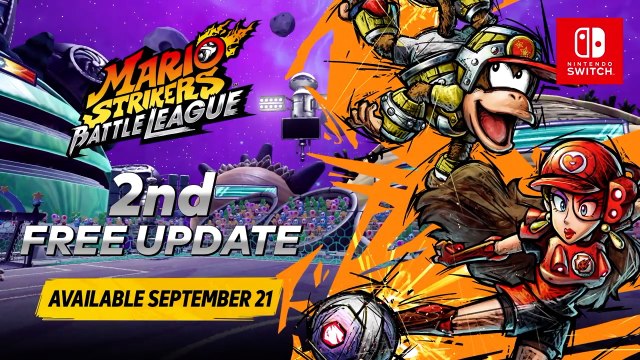 Mario Strikers Battle League Official 2nd Free Update Trailer