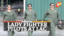 WATCH | Female Flight Lieutenants Fly Fighter Jets Near LAC