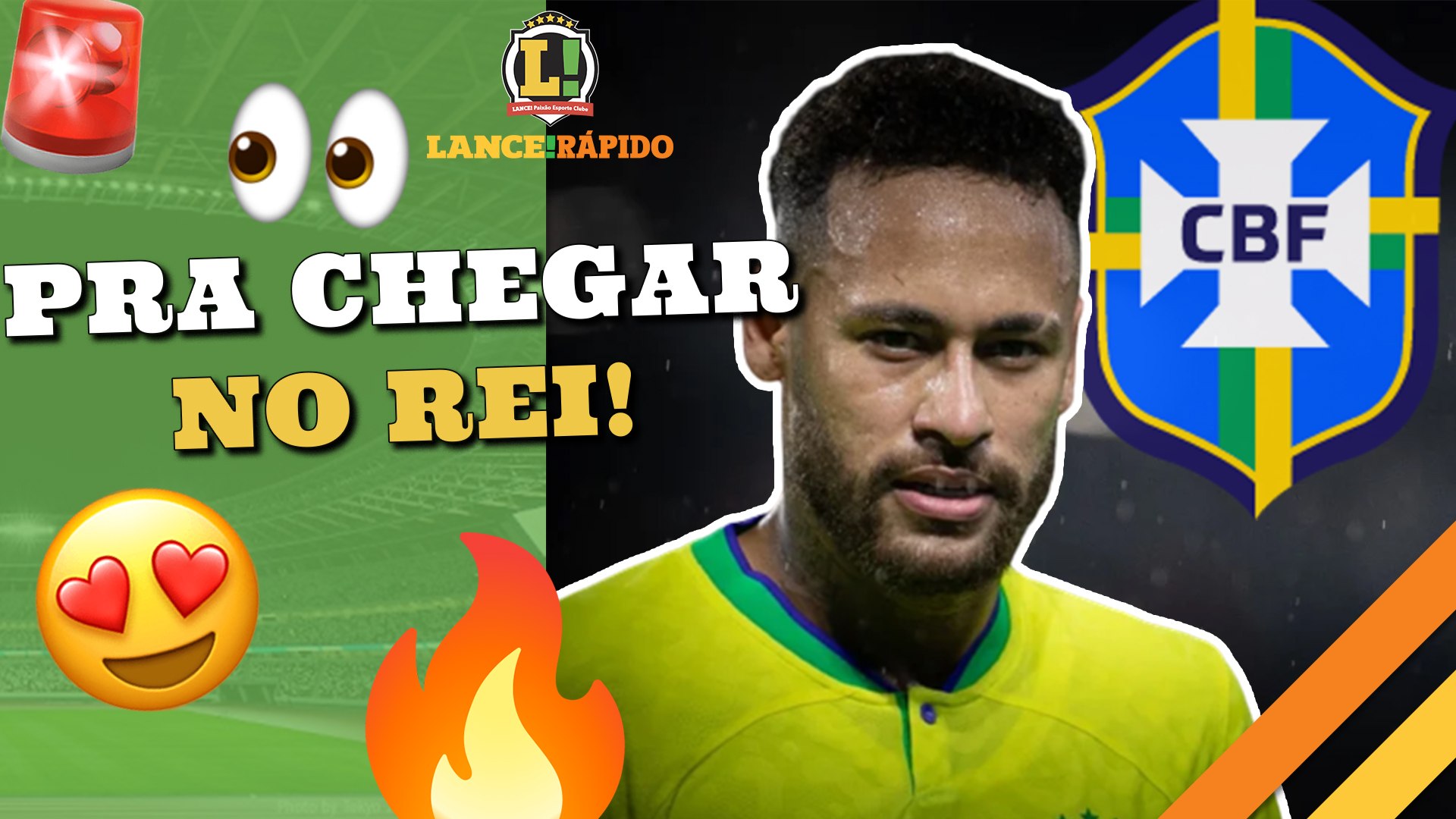 ⁣LANCE! Rápido: Neymar em busca de recorde, Portugal e Espanha decidem vaga e mais!