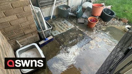 Grieving mum left heartbroken after raw sewage flooded her home and destroyed her dead daughter’s memorial garden