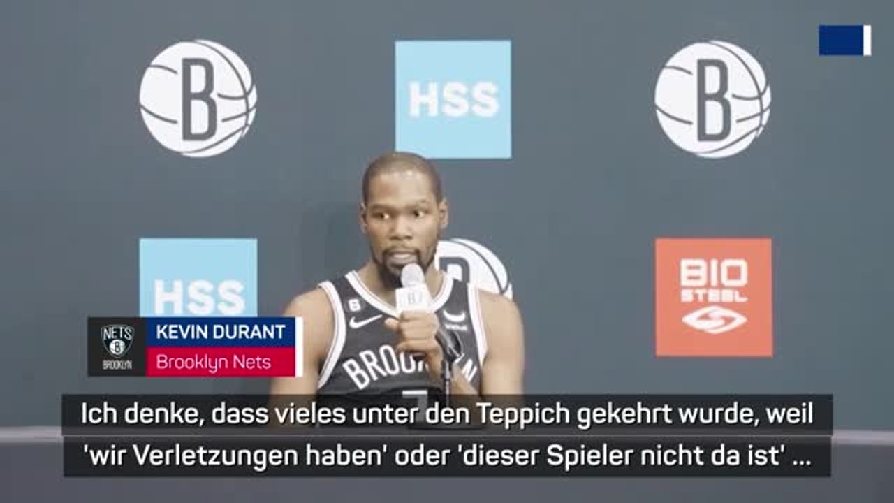 Durant betont: “Wir haben als Team Mist gebaut”
