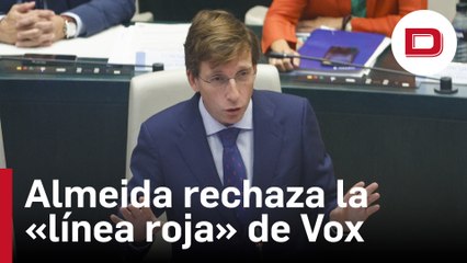 Almeida rechaza la «línea roja» de Vox de quitar restricciones a los vehículos A