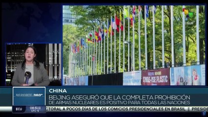 China insta a países con arsenales nucleares a cumplir sus compromisos