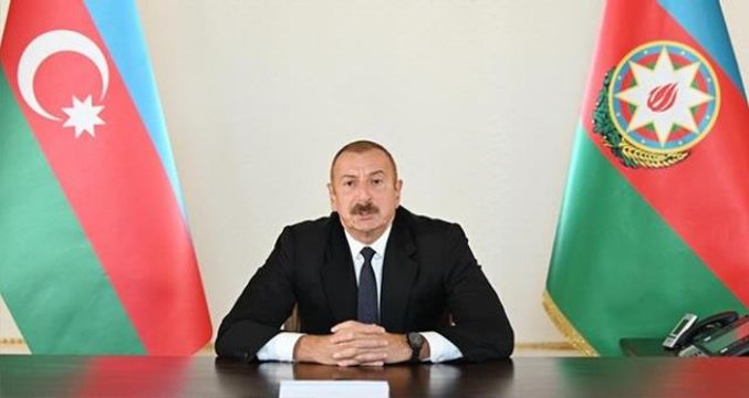 Son dakika gündem: Aliyev: Düşmanın bir daha başını kaldırmasına izin vermeyeceğiz Aliyev, 2. Karabağ Savaşı şehitlerini Karabağ'da andı