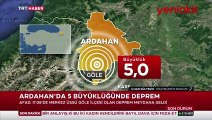 AFAD duyurdu! Ardahan'da korkutan deprem