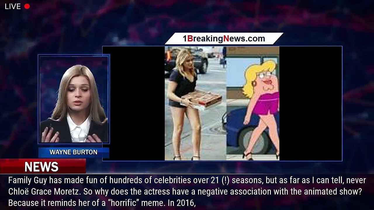 Chloë Grace Moretz Is Not Amused By 'Horrific' Memes Where She's Compared  To A 'Family Guy' Ch - 1br - video Dailymotion