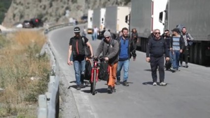 El dramático éxodo de los rusos a Georgia para no ir a la guerra