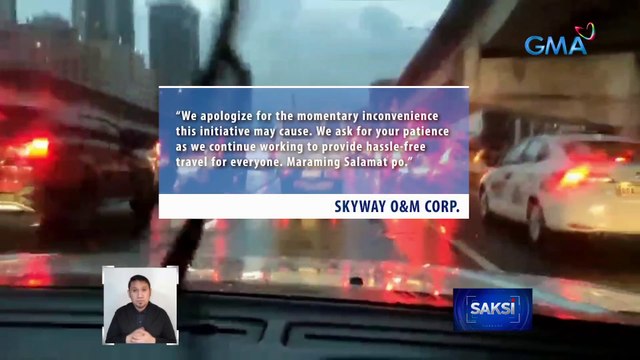 Ilang bahagi ng NAIA Expressway, isinara | Saksi