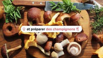 Comment nettoyer et préparer des champignons ?