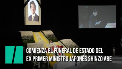 Comienza el funeral de Estado del exprimer ministro japonés Shinzo Abe