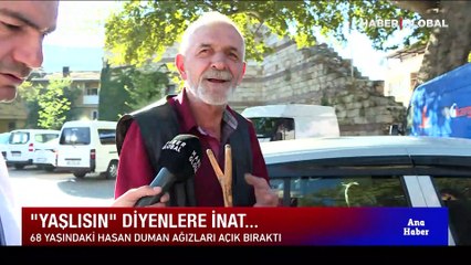 68'lik delikanlıdan ATV şov... Herkesi şaşkına çevirdi