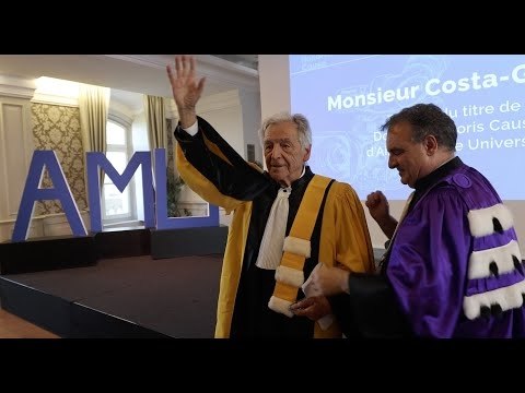 Marseille : le célèbre cinéaste Costa-Gavras a reçu le titre de Docteur Honoris Causa