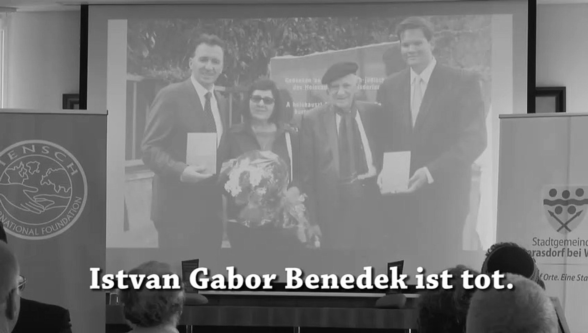 Istvan Gabor Benedek ist tot. - video Dailymotion