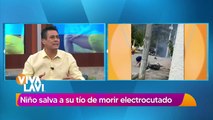 Niño salva a hombre morir electrocutado