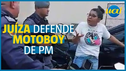 PM intimida entregador e é repreendido por juíza em Manaus