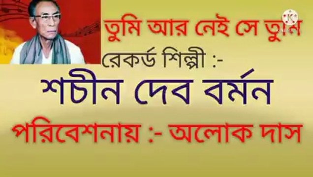 তুমি আর নেই সে তুমি//আধুনিক বাংলা গান//স্বর্ণ যুগের গান//শিল্পী :-অলোক দাস।
