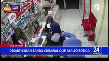 Los Olivos: Policía captura en tiempo récord a delincuentes que asaltaron farmacia