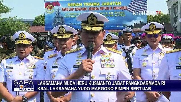 Pangkoarmada RI Dijabat oleh Laksamana Muda Heru Kusmanto! KSAL Hadir & Pimpin Serah Terima Jabatan