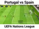 Portugal vs Spain UEFA Nations League.