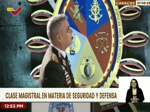 Caracas | G/J Vladimir Padrino imparte clase magistral de apertura del año académico militar 2022-23
