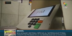 Brasil se alista para comicios bajo crisis democrática