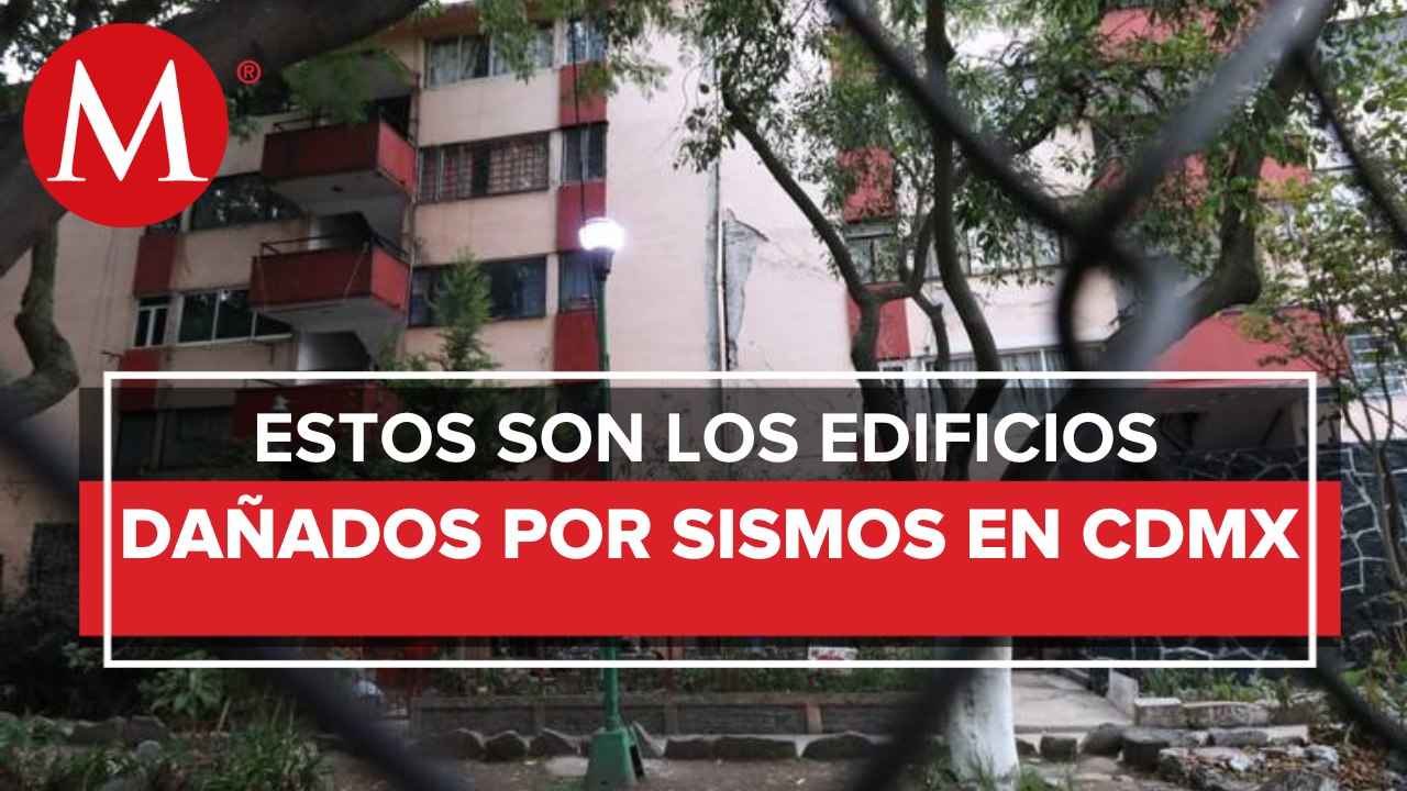Suman 22 edificios y 120 escuelas con daños tras sismos en CdMx, informa Sobse