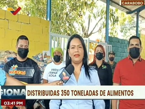 Carabobo | Mercal inicia distribución de 350 toneladas de alimentos a instituciones educativas