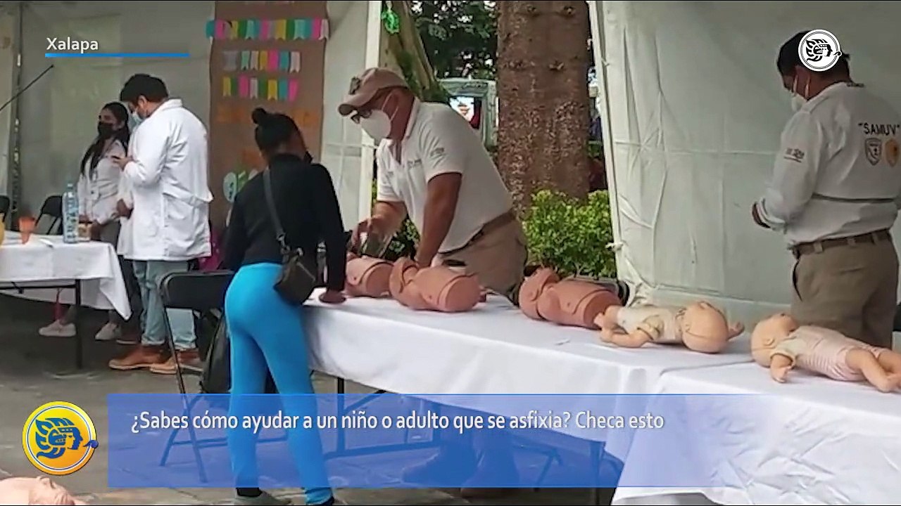 Sabes cómo ayudar a un niño o adulto que se asfixia? Checa esto