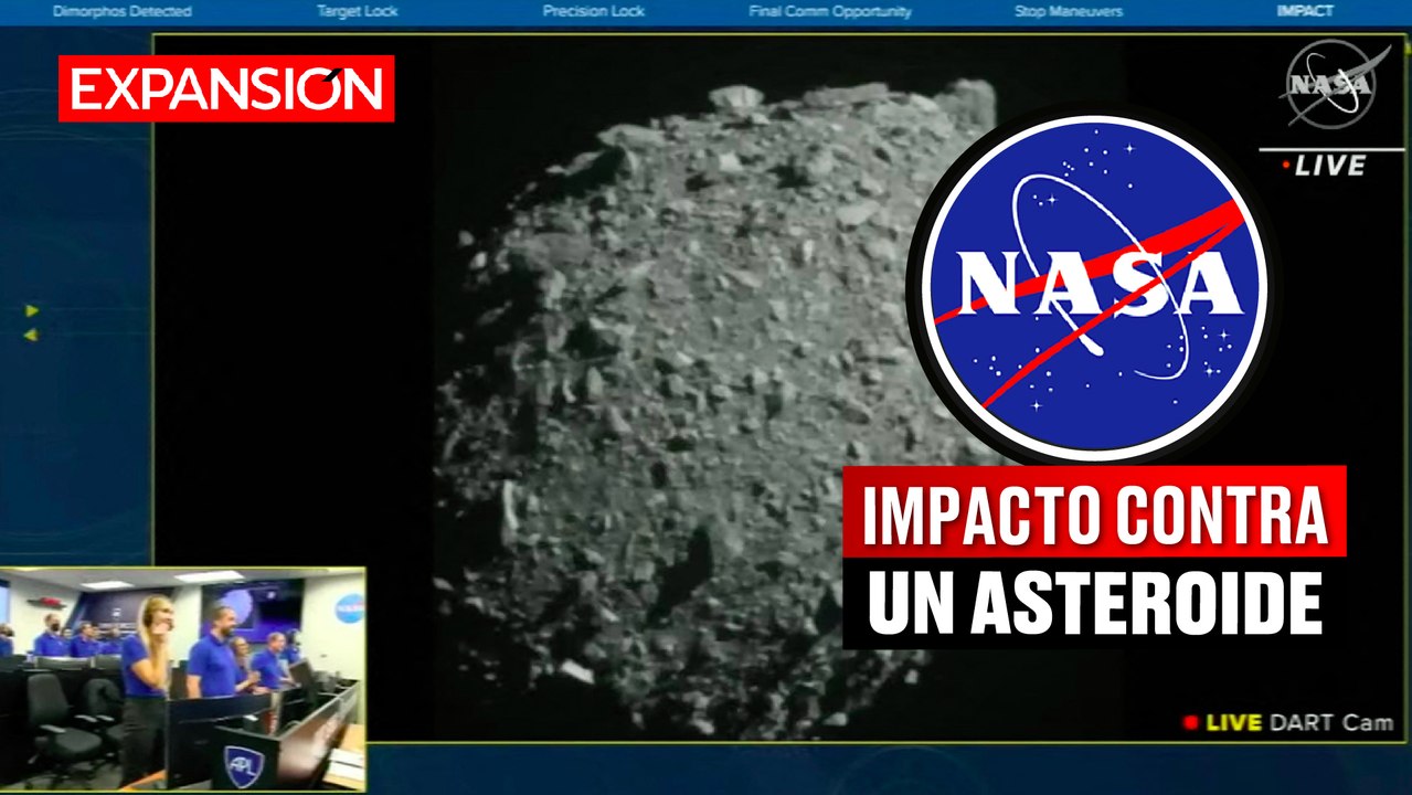 ¡MISIÓN CUMPLIDA! ASÍ FUE el IMPACTO de DART CONTRA un ASTEROIDE | ÚLTIMAS NOTICIAS