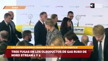 Tres fugas en los oleoductos de gas ruso de Nord Stream 1 y 2