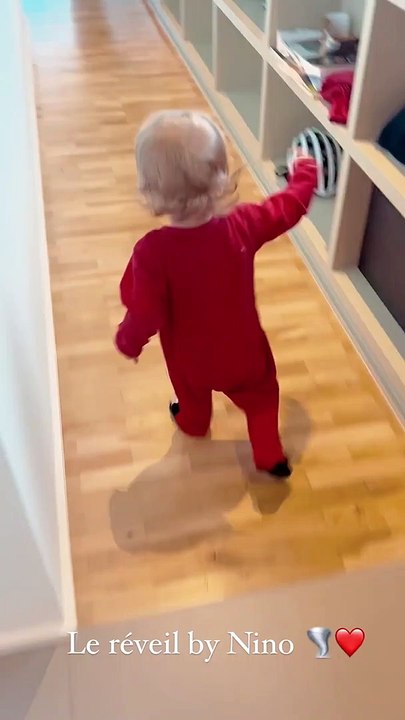 Nino, le fils de Marion Rousse et Julian Alaphilippe.