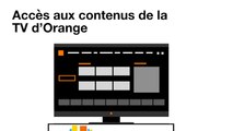 Accès aux contenus de la TV d'Orange