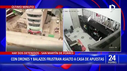 SMP: Agentes de la policía frustran violento asalto a casa de apuestas