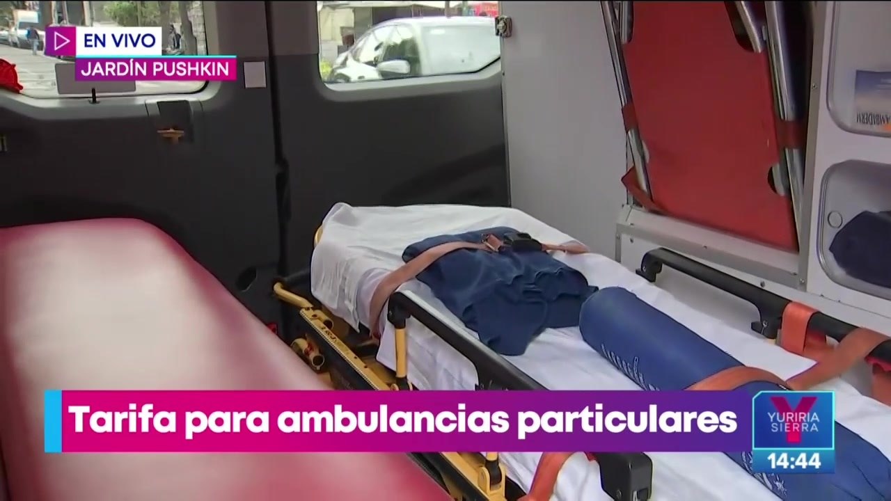 Gobierno de CDMX determina tarifas para ambulancias privadas