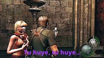 Resident Evil 4 doblaje latino   HD Proyect  llego a un pueblo con gente poco amable  Parte 5