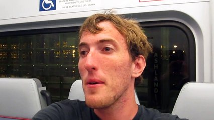 Stingray on Atlantic City Beach Story while Riding PATCO Train