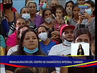 Reinaugurado el Centro de Diagnóstico Integral Jamuen en Llano Seco, edo. Mérida