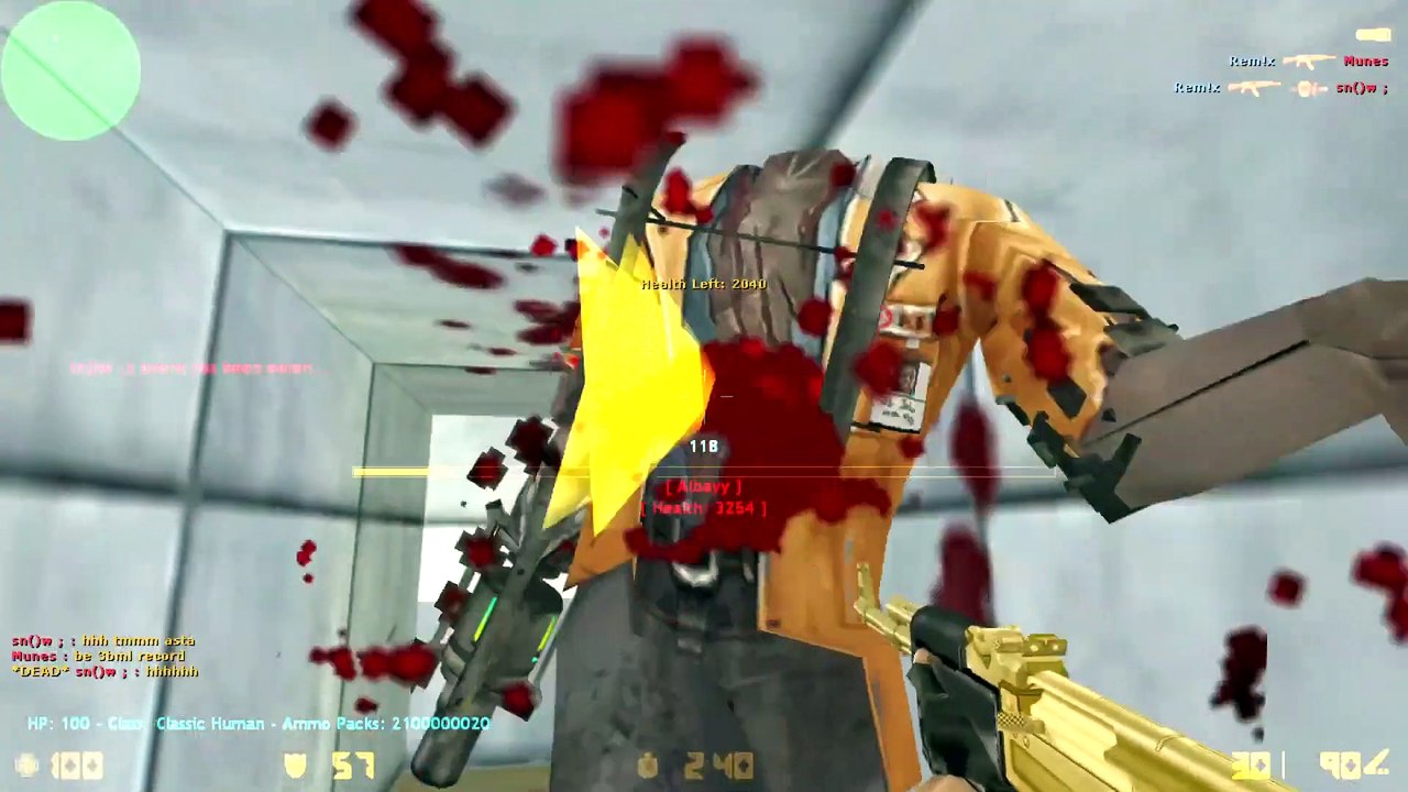 CS 1.6 Zombie Plague Gameplay - Counter Strike