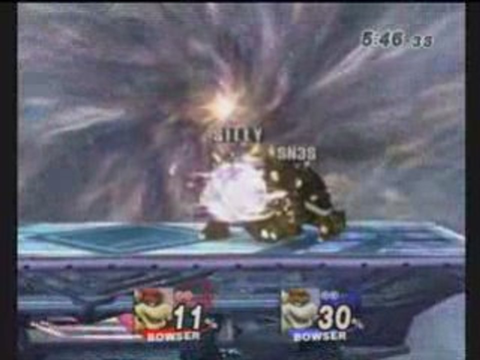 Brawl SN3S (Bowser) Vs. Silly (Bowser)