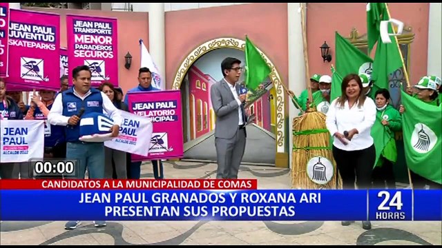 Candidatos al distrito de Comas brindan propuestas a pocos días de las elecciones