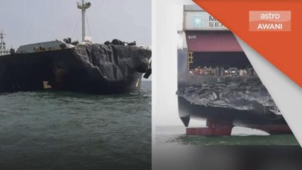 Tiada Kecederaan | Dua kapal dagang berlanggar di Perairan Batu Pahat