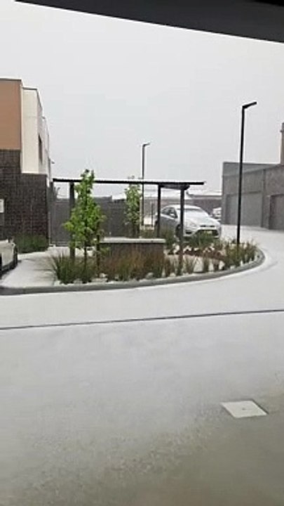 Hailstorm in Canberra